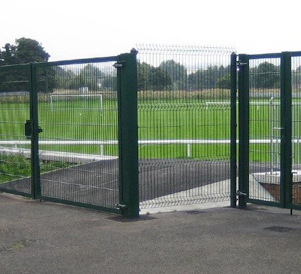 Sports ground fencing