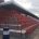 Steel terracing at a sports ground